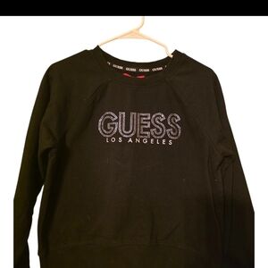 GUESS Women's Black Crewneck Sweater